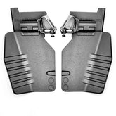 Extra Large Front Mud Flaps for Jeep Wrangler, Gladiator with OEM Rock Rails (2018-2025)